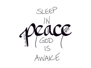 <span>peace:>Sleep in PEACE, God is awake.